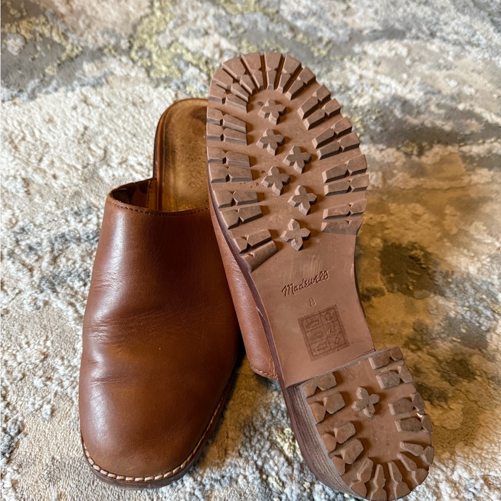 Madewell Brown Leather Slip-On Shoes SOLD
